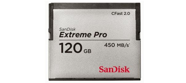 120GB SanDisk Extreme Pro CFast 2.0 manset