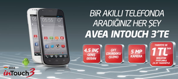 Avea inTouch 3’ü tanıttı