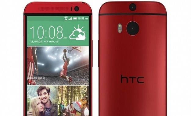 Kırmızı HTC One M8 Ortaya Çıktı