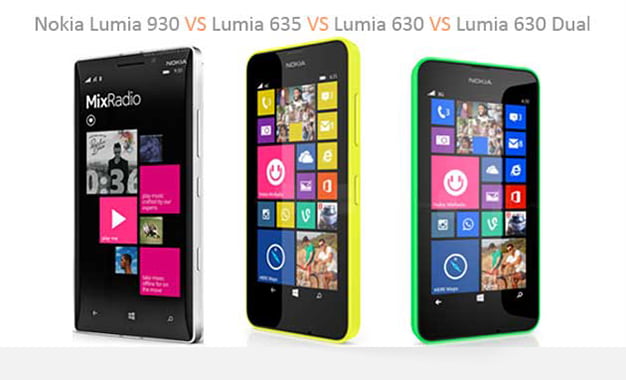 Lumia 930 ve Lumia 630’un Satış Fiyatı Belli