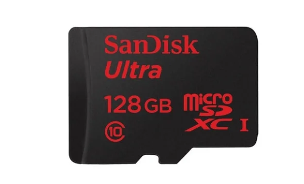 SanDisk 128GB microSDXC manset