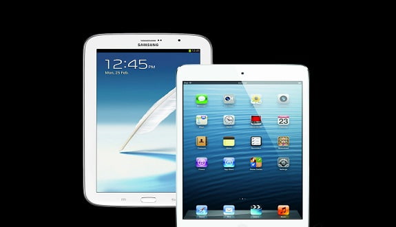 ipad mini vs samsung galaxy note 8.0 performance