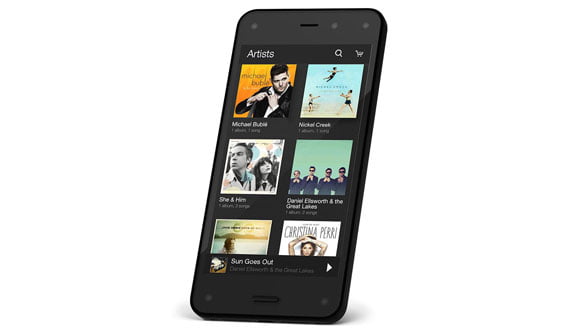 Amazon Fire Phone Music Library