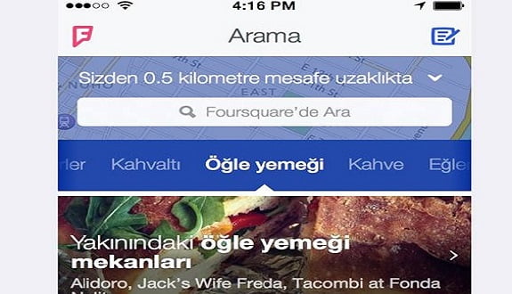 Foursquare’de Artık Yer Bildirimi Yok 19 Foursquare11