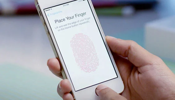 apple touch id shopping