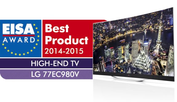 LG OLED TV EISA Award 2014 2015
