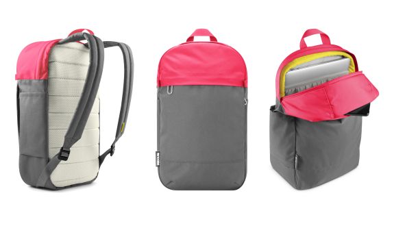 Incase Campus Compact 15 inc MacBook Sirt Cantasi Pembe. Gri