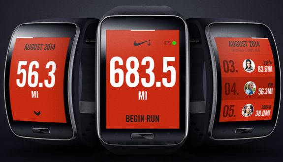 Samsung Gear S Nike Running