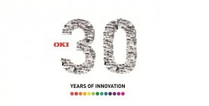 Portrait 30 Years with OKI Logo