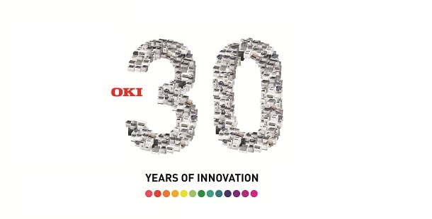 Portrait 30 Years with OKI Logo