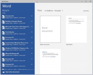 Windows 10’a Microsoft Office Touch Geldi