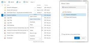 One Drive’a Yeni Özellikler Katılacak 13 OneDrive Web Client to Get New Features for Businesses 475417 2