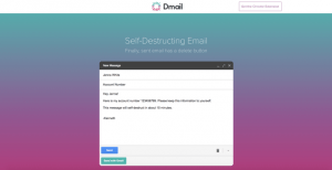Kendini patlatan e-posta servisi: Dmail 5 dmail at 4 40 25 pm1