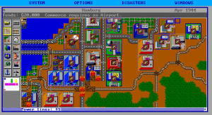 İş yerinde fark edilmeden oynayabileceğiniz DOS oyunları 1 simcity ms dos1