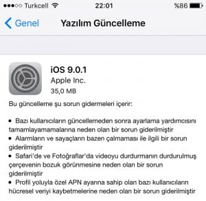 iOS 9.0.1 güncellemesi çıktı! Hemen indirin! 21 ios 9 0 1 guncellemesi