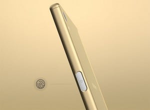 sony xperia z5 parmak izi okuma sensoru