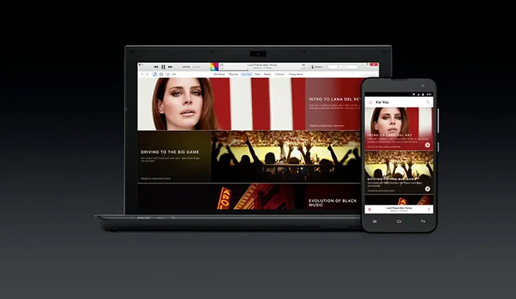 android icin apple music