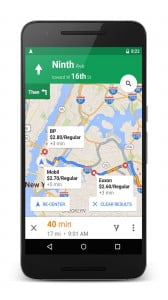google maps for android update adds gas prices ability to search for quick stops 494971 2