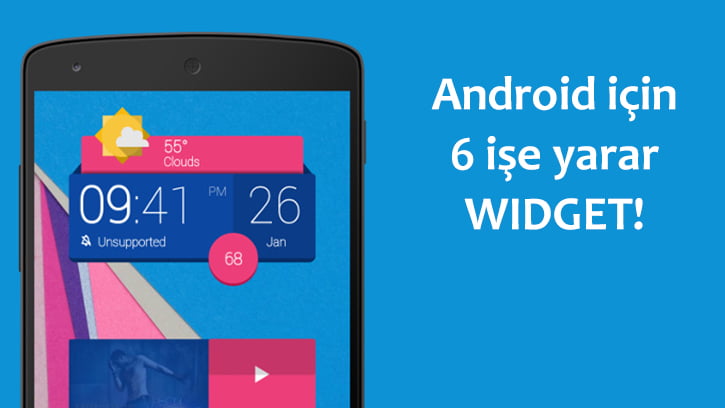 android widget galerisi