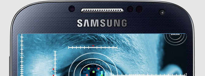 galaxy s7 guvenlik retina tarama