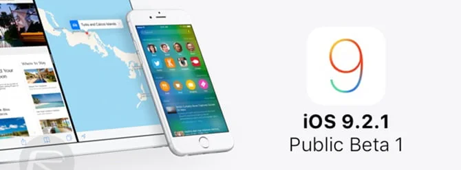 ios 9 2 1 public beta cikti