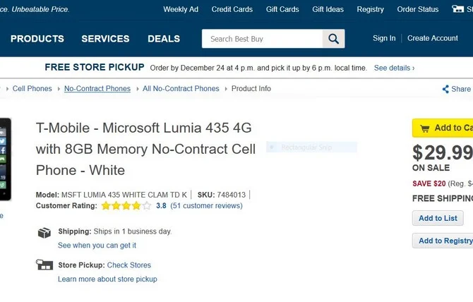Windows Phone’lara Yılbaşı Kampanyası geldi! 1 lumia 435 lumia 640