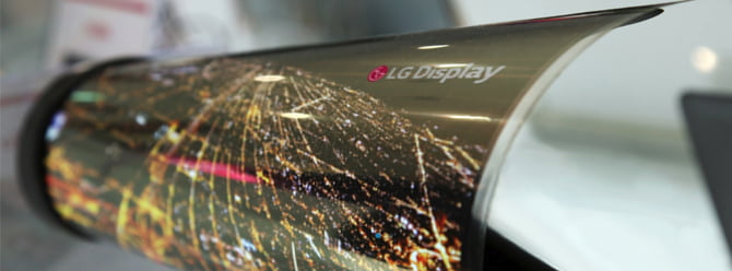 LG kıvrılabilir ekran