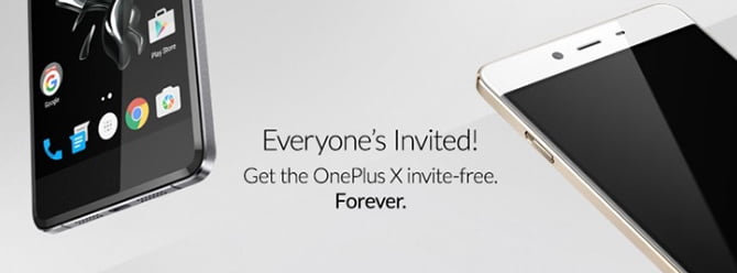 OnePlus X davetiyesiz