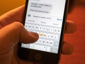 iOS için Swipe Klavye