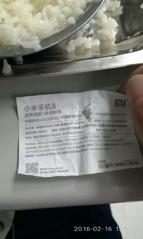 Xiaomi Mi5’in resmi özellikleri sızdı!