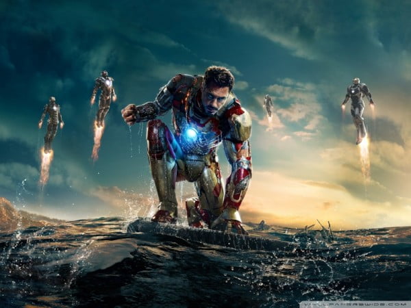 iron man 3 iron man vs mandarin wallpaper 800x600