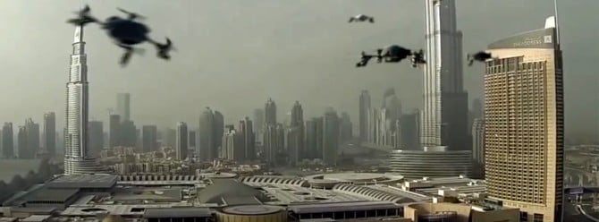 dubai world drone
