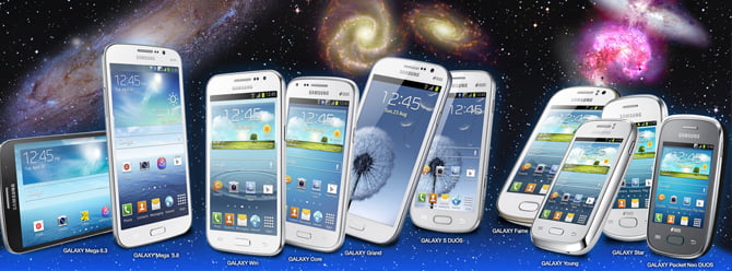 samsung galaxy serisi