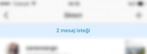 instagram gizli mesaj