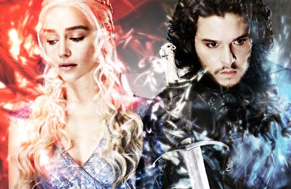 jon snow and daenerys targaryen