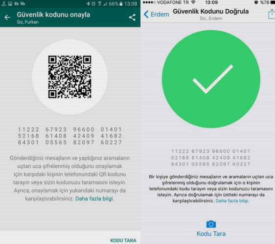 WhatsApp Uçtan Uca Şifreleme Aktif Oldu3