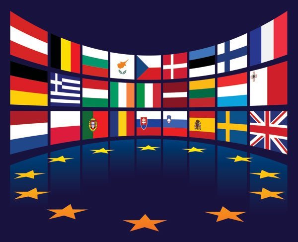 Eu flag vector material2