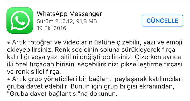 whatsapp-guncelleme