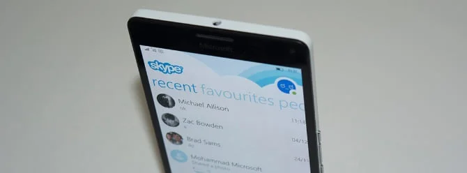 windows phone skype