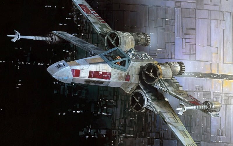 Star Wars Original Trilogy X Wing Art