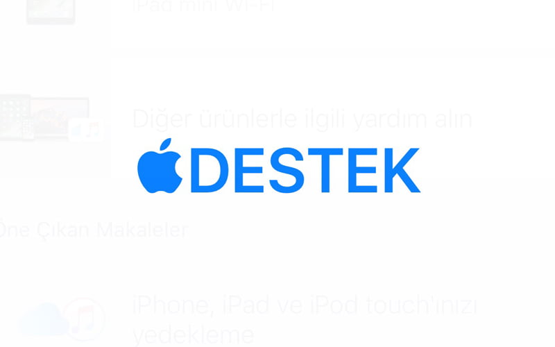 apple destek uygulama 1