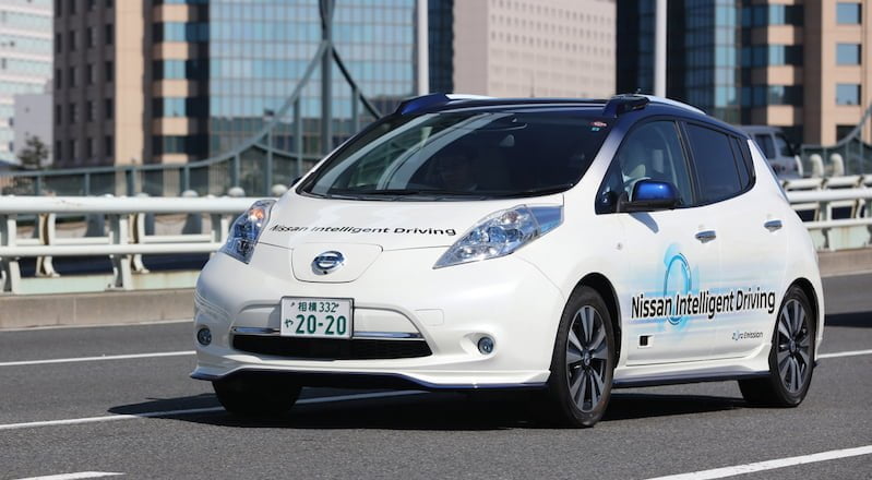 Nissan leaf otonom arac 2