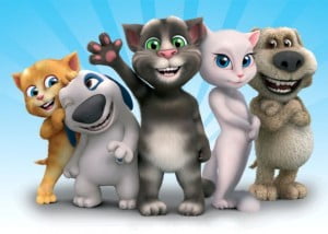 Talking tom and friends mobile app scores movie deal