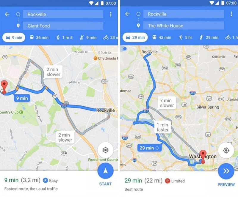 google-maps-park-yeri