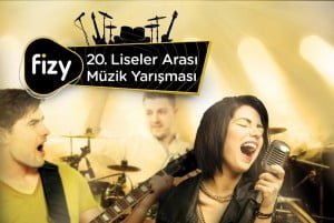 fizy 20. Liselerarası Müzik Yarışması ’nda oylama cepten 20 fizy lmy