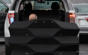 katlanabilir balistik bariyer