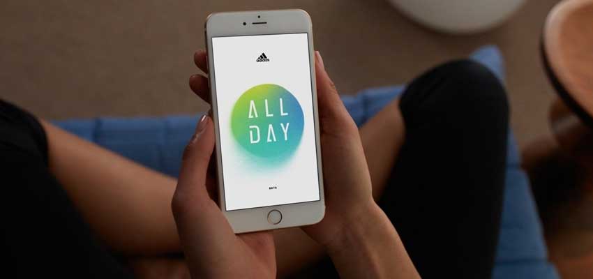 Adidas All Day fitness uygulaması