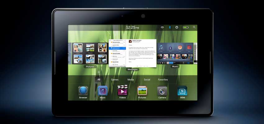 BlackBerryden Android tablet