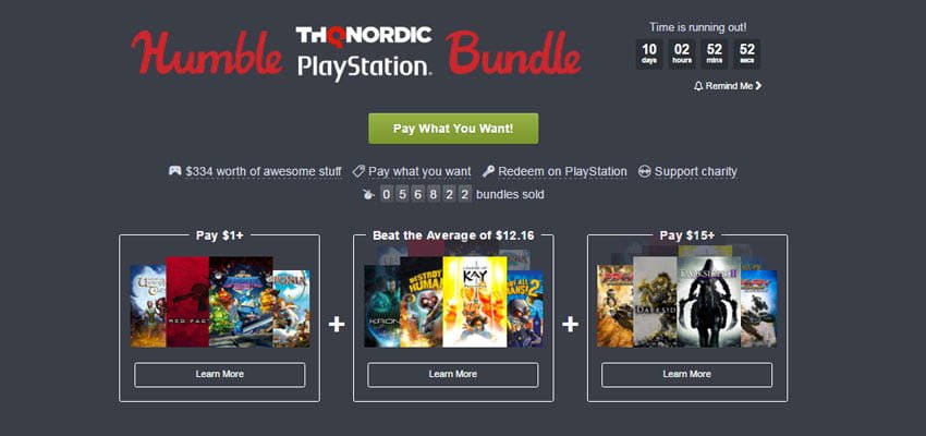 THQ Nordic Humble Bundle