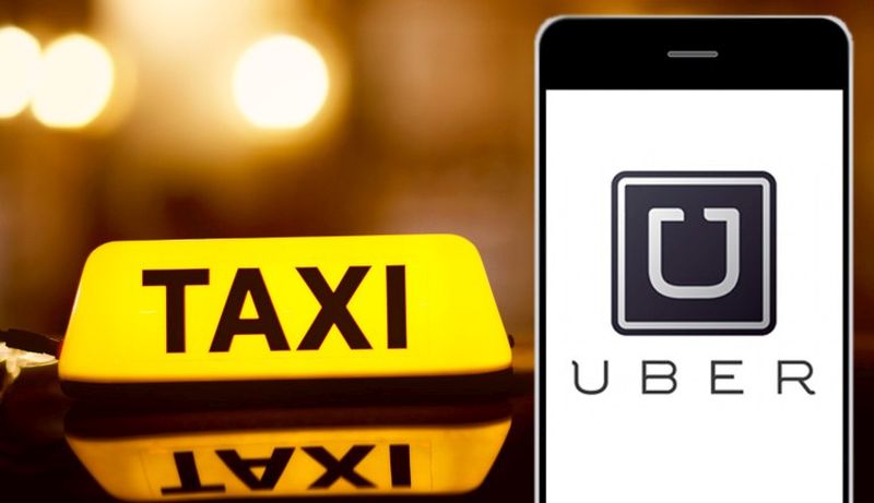 taxi and uber